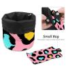 2PCS Leopard-333 Travel Cosmetic Bag Makeup Organizer Bag Bathroom Cases Toiletry Bag with Drawstring (Cylindrical bag and small bag) view 4