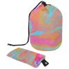 2PCS Aesthetic Tie Dyeing-200 Travel Cosmetic Bag: Your Ultimate Makeup Organizer & Bathroom Cases - With Drawstring, Cylindrical & Small Toiletry Bag view 1
