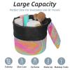 2PCS Aesthetic Tie Dyeing-200 Travel Cosmetic Bag: Your Ultimate Makeup Organizer & Bathroom Cases - With Drawstring, Cylindrical & Small Toiletry Bag view 2