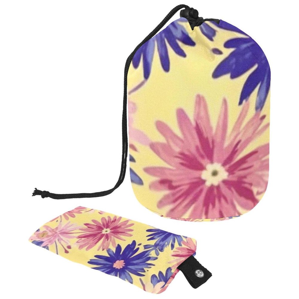 2PCS Colorful Tie Dyeing-57 Travel Cosmetic Bag Makeup Organizer Bag Bathroom Cases Toiletry Bag with Drawstring (Cylindrical bag and small bag)