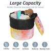 2PCS Tie Dyeing Art-196 Travel Cosmetic Bag: Your Ultimate Makeup Organizer & Bathroom Cases - With Drawstring, Cylindrical & Small Toiletry Bag view 2