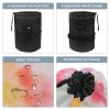 2PCS Tie Dyeing Art-196 Travel Cosmetic Bag: Your Ultimate Makeup Organizer & Bathroom Cases - With Drawstring, Cylindrical & Small Toiletry Bag view 3