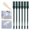 2 in 1 Nasal Hair Cutter, New Double Sided Nose Hair Knife Nostril Hair Remover Tool, Manual 360 Rotating Nose Hair Trimmer with Ear Digger, Nose Hair Remover Tool for Women Men (Dark Green, 6Pcs) view 1