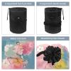 2PCS Colorful Tie Dyeing-111 Travel Cosmetic Bag Makeup Organizer, Drawstring Bathroom Cases - Cylindrical & Small Toiletry Bag view 3