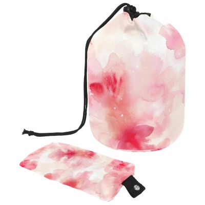 2PCS Leopard-369 Travel Cosmetic Bag Makeup Organizer Bag Bathroom Cases Toiletry Bag with Drawstring (Cylindrical bag and small bag)