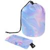 2PCS Leopard-339 Travel Cosmetic Bag Makeup Organizer, Drawstring Bathroom Cases - Cylindrical & Small Toiletry Bag view 1