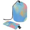 2PCS Colorful Tie Dyeing-91 Travel Cosmetic Bag Makeup Organizer, Drawstring Bathroom Cases - Cylindrical & Small Toiletry Bag view 1