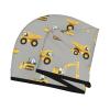 Construction Trucks SamLng Coral Velvet Dry Hair Cap  Perfect for Home, Travel, Pool Parties, Beaches, Baths, and More view 3