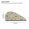 Construction Trucks SamLng Coral Velvet Dry Hair Cap  Perfect for Home, Travel, Pool Parties, Beaches, Baths, and More view 4