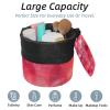 2PCS Colorful Tie Dyeing-76 Travel Cosmetic Bag: Your Ultimate Makeup Organizer & Bathroom Cases - With Drawstring, Cylindrical & Small Toiletry Bag view 2