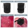 2PCS Colorful Tie Dyeing-76 Travel Cosmetic Bag: Your Ultimate Makeup Organizer & Bathroom Cases - With Drawstring, Cylindrical & Small Toiletry Bag view 3