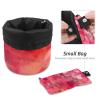 2PCS Colorful Tie Dyeing-76 Travel Cosmetic Bag: Your Ultimate Makeup Organizer & Bathroom Cases - With Drawstring, Cylindrical & Small Toiletry Bag view 4