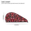 Camo SamLng Coral Velvet Dry Hair Cap  Perfect for Home, Travel, Pool Parties, Beaches, Baths, and More view 4