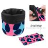 2PCS Leopard-309 Travel Cosmetic Bag Makeup Organizer Bag Bathroom Cases Toiletry Bag with Drawstring (Cylindrical bag and small bag) view 4