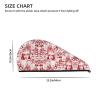 SamLng Animal Wilderness Bear Deer Coral Velvet Dry Hair Cap  Perfect for Home, Travel, Pool Parties, Beaches, Baths, and More view 4