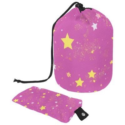 2PCS Colored Leopard Print-231 Travel Cosmetic Bag Makeup Organizer, Drawstring Bathroom Cases - Cylindrical & Small Toiletry Bag