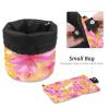 2PCS Colorful Tie Dyeing-4 Travel Cosmetic Bag: Your Ultimate Makeup Organizer & Bathroom Cases - With Drawstring, Cylindrical & Small Toiletry Bag view 4