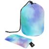2PCS Tie Dyeing Art-180 Travel Cosmetic Bag: Your Ultimate Makeup Organizer & Bathroom Cases - With Drawstring, Cylindrical & Small Toiletry Bag view 1