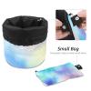 2PCS Tie Dyeing Art-180 Travel Cosmetic Bag: Your Ultimate Makeup Organizer & Bathroom Cases - With Drawstring, Cylindrical & Small Toiletry Bag view 4