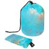 2PCS Tie Dyeing Art-149 Travel Cosmetic Bag Makeup Organizer Bag Bathroom Cases Toiletry Bag with Drawstring (Cylindrical bag and small bag) view 1