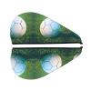 SamLng Green Soccer Ball On Grassy Coral Velvet Dry Hair Cap  Perfect for Home, Travel, Pool Parties, Beaches, Baths, and More view 2