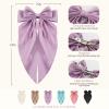 6 PCS Hair Bows for Women, Big Bow Hair Clips for Girls, Silky Satin Hair Bows Clips Oversized Long Tail, Large Cute Aesthetic Hair Accessories, Metal Bow Hair Clips Holiday Gifts view 4