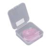 5pairs Shell Pink Lash Lift Rod Silicone Soft Extra Wide Auxiliary Tools Self Adhesive Eyelash Curling Pad for Makeup Beauty Salon, Touch Rounded, Food Grade Silicone, Washable view 1