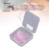 5pairs Shell Pink Lash Lift Rod Silicone Soft Extra Wide Auxiliary Tools Self Adhesive Eyelash Curling Pad for Makeup Beauty Salon, Touch Rounded, Food Grade Silicone, Washable view 2