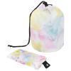 2PCS Aesthetic Tie Dyeing-201 Travel Cosmetic Bag Makeup Organizer Bag Bathroom Cases Toiletry Bag with Drawstring (Cylindrical bag and small bag) view 1