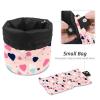 2PCS Colored Leopard Print-225 Travel Cosmetic Bag Makeup Organizer Bag Bathroom Cases Toiletry Bag with Drawstring (Cylindrical bag and small bag) view 4