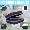 FACAILUO Essential Oil Carrying Case for 30 Bottles 5-10ML Roller Storage Organized EVA Protective Bag for Home and Travel Use view 3