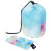 2PCS Colorful Tie Dyeing-107 Travel Cosmetic Bag Makeup Organizer, Drawstring Bathroom Cases - Cylindrical & Small Toiletry Bag view 1