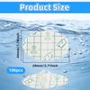 100 PCS Clear Waterproof Ear Stickers for Shower & Swimming  Disposable Ear Protectors with Ear Covers, 1.7x2.7in  Ideal for Surfing, Snorkeling & Water Sports view 2