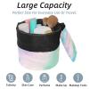 2PCS Tie Dyeing Art-89 Travel Cosmetic Bag Makeup Organizer Bag Bathroom Cases Toiletry Bag with Drawstring (Cylindrical bag and small bag) view 2