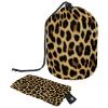 2PCS Colored Leopard Print-223 Travel Cosmetic Bag Makeup Organizer, Drawstring Bathroom Cases - Cylindrical & Small Toiletry Bag view 1