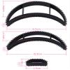 5PCS/ Set Bump It Black Styling Coiler Set Volume Hair Hair Accessory Hair Pumps Hair Bun Maker Bump It Up Volume Hair Base Pads Volume Insert Fluffy Hairdressing Tools for Women Girls view 2