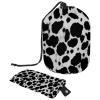 2PCS Colored Leopard Print-217 Travel Cosmetic Bag Makeup Organizer Bag Bathroom Cases Toiletry Bag with Drawstring (Cylindrical bag and small bag) view 1