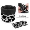 2PCS Colored Leopard Print-217 Travel Cosmetic Bag Makeup Organizer Bag Bathroom Cases Toiletry Bag with Drawstring (Cylindrical bag and small bag) view 4