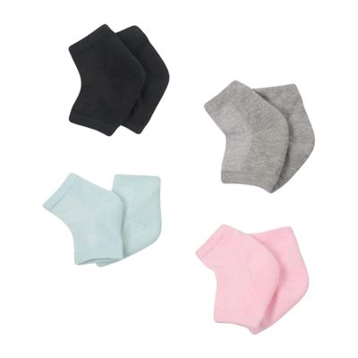 FRCOLOR 4pairs Moisturizing Gel Heel Socks Breathable Ankle Protectors for Dry Relief Comfortable Heel Repair Sleeves