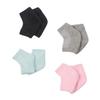 FRCOLOR 4pairs Moisturizing Gel Heel Socks Breathable Ankle Protectors for Dry Relief Comfortable Heel Repair Sleeves view 1