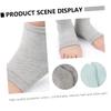 FRCOLOR 4pairs Moisturizing Gel Heel Socks Breathable Ankle Protectors for Dry Relief Comfortable Heel Repair Sleeves view 4