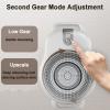 Electric Back Scrubber for Shower, Wall Mounted Back Exfoliating Bath Wash Pad, Electric Body Bath Brush, with 7in Brush Head, 360 Rotation, 2-Speed, for Deep Cleansing Shower view 3