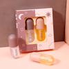 Lovelycat Lip Mask Lip Plumper Lip Plumping Booster Plump Lip Plumping Booster Natural Lip Plumper lip plumping lip gloss Beautiful Fuller Ultra-Hydrating Nourishing Smooth (transparent, A) view 2