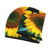 SamLng Sunflower Pattern Coral Velvet Dry Hair Cap  Perfect for Home, Travel, Pool Parties, Beaches, Baths, and More view 3
