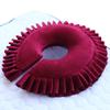 Soft Latex Face Down Massage Pillow U Shaped Massage Head Pillow Face Cradle Cushion for Beauty Salon SPA Bed Headrest (Wine red) view 1
