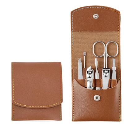 LELWNGGQ Nail Clippers Durable Nail Scissors 7 Piece Set Manicure Kit Easy to Carry Nail Tools Household Tools for Manicuring Pedicuring