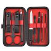 LELWNGGQ 7/8 PCS Stainless Steel Manicure Pedicure Kit Nail Clippers Set Pedicure Nail Clipper Tools with Case for Travel and Home view 1