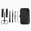 LELWNGGQ 7/8 PCS Stainless Steel Manicure Pedicure Kit Nail Clippers Set Pedicure Nail Clipper Tools with Case for Travel and Home view 4