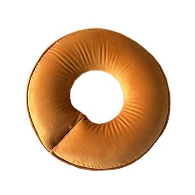 Massage Head Pillow Face Down Massage Pillow Massage Table Face Cradle Pillow Cushion U Pillow for Beauty Salon SPA (Yellow)