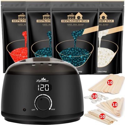 Lifestance L2 Digital Wax Warmer + Bikini & Face & Armpit Wax Beads